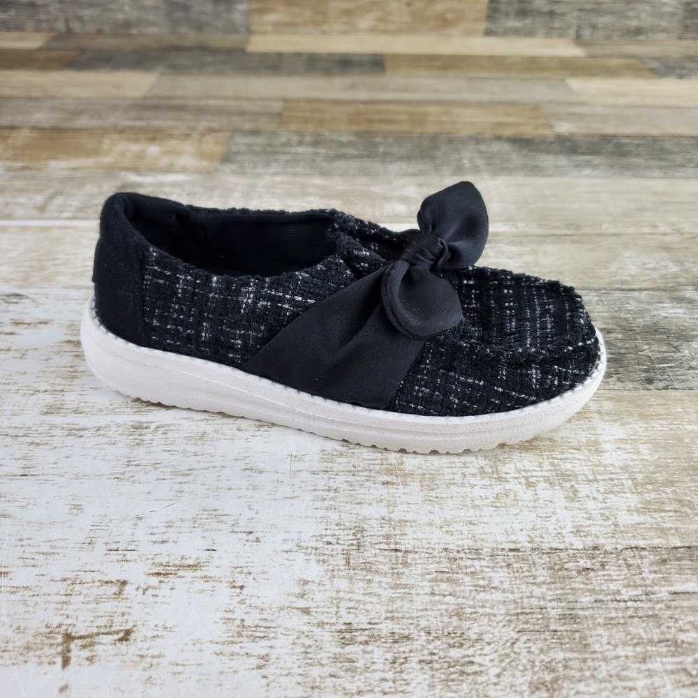Hey Dude Wendy Bow Y Slip On Shoes Kids Sz 13 C13 Tweed Shoe HeyDude